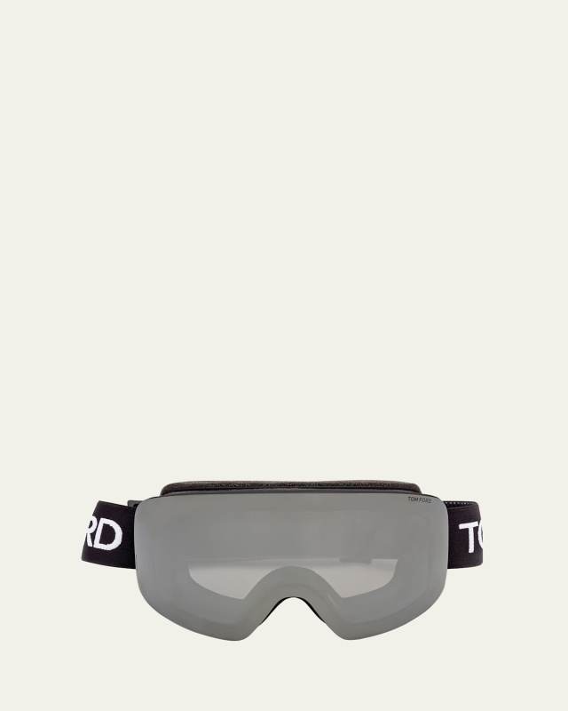 Mirrored Goggles With Logo Band